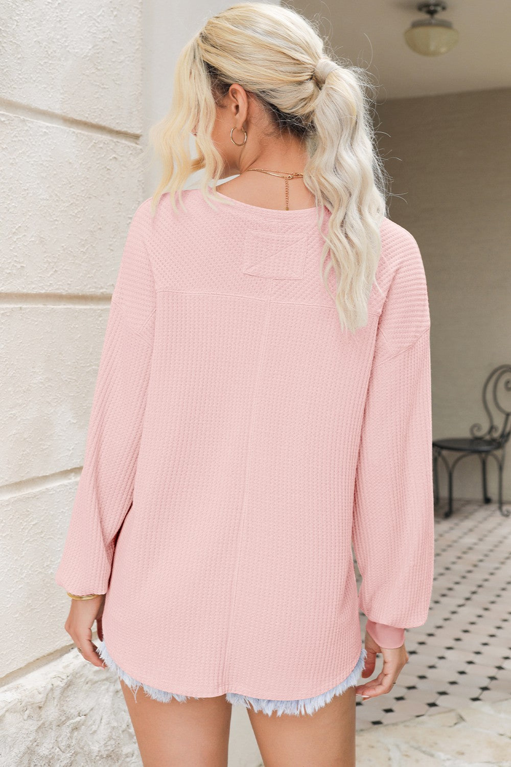 Love It Or Leave It Knit Long Sleeve Top