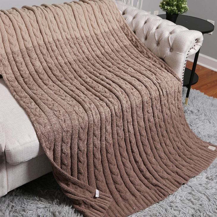 Lazy Days Knit Throw- Desert Sands