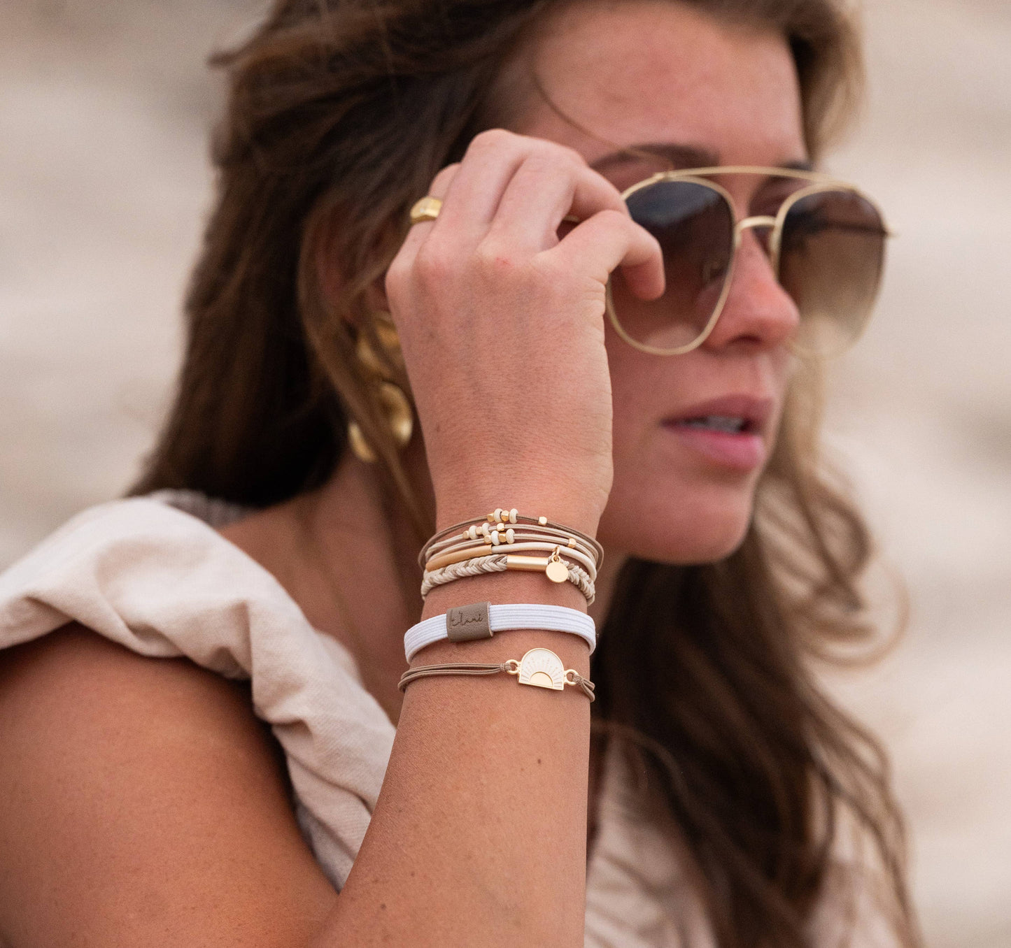 Rise: K'lani hair tie & bracelets