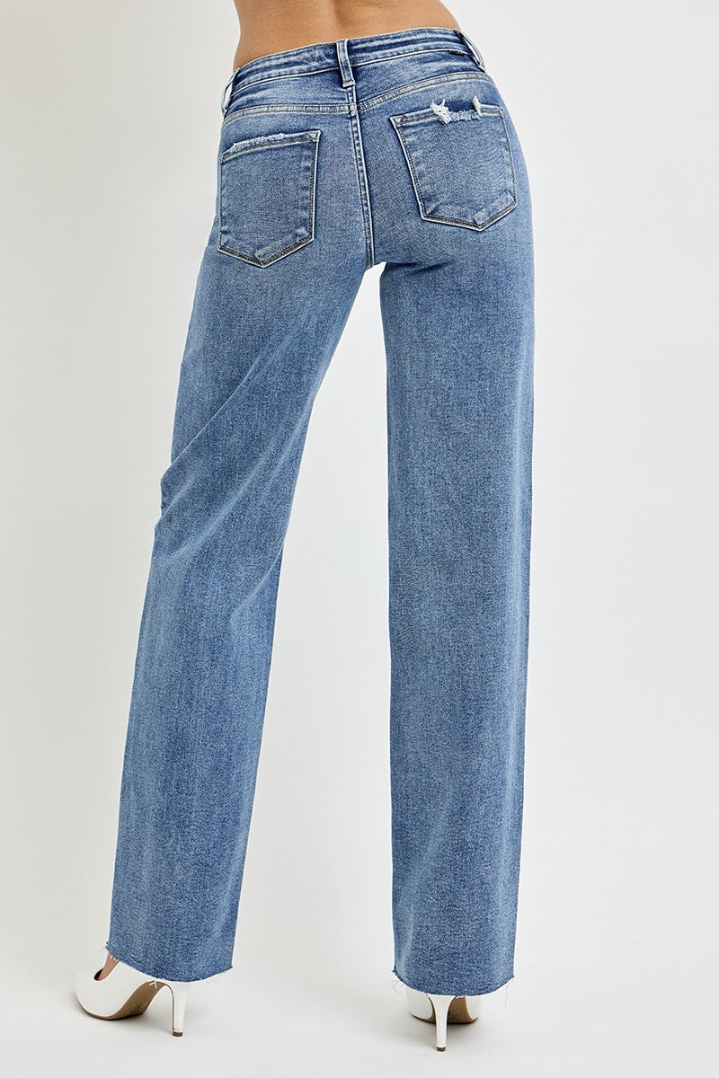 The Micaela- RISEN Straight Leg Jeans