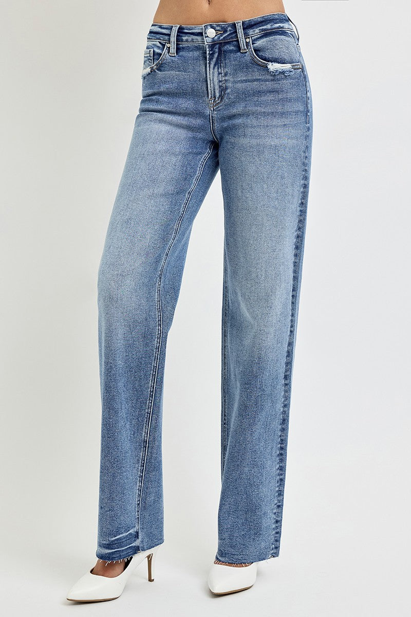 The Micaela- RISEN Straight Leg Jeans