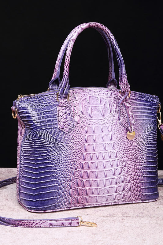 Ombre Vegan Leather Handbag - 9 Colors