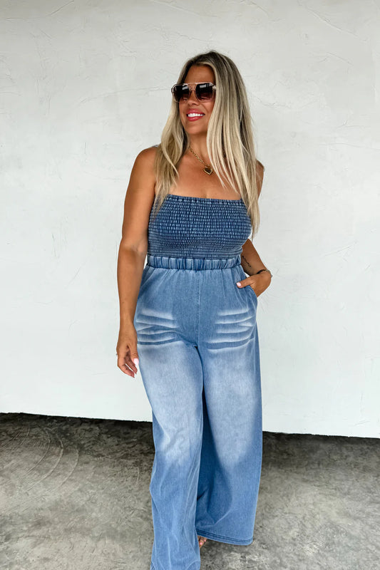 Summer's Best Denim Romper