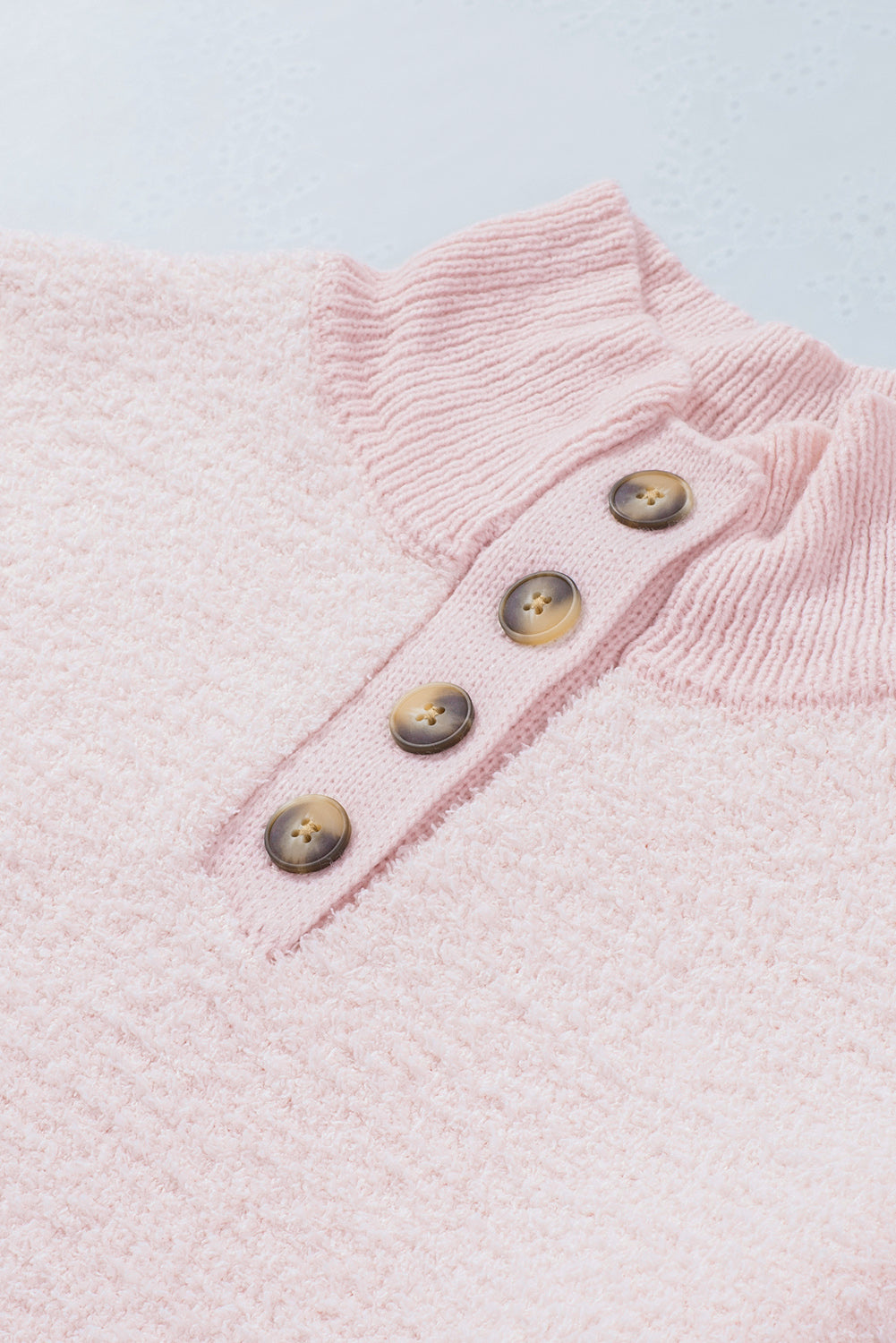 Cozy Girl Era Sweater- Blush Pink