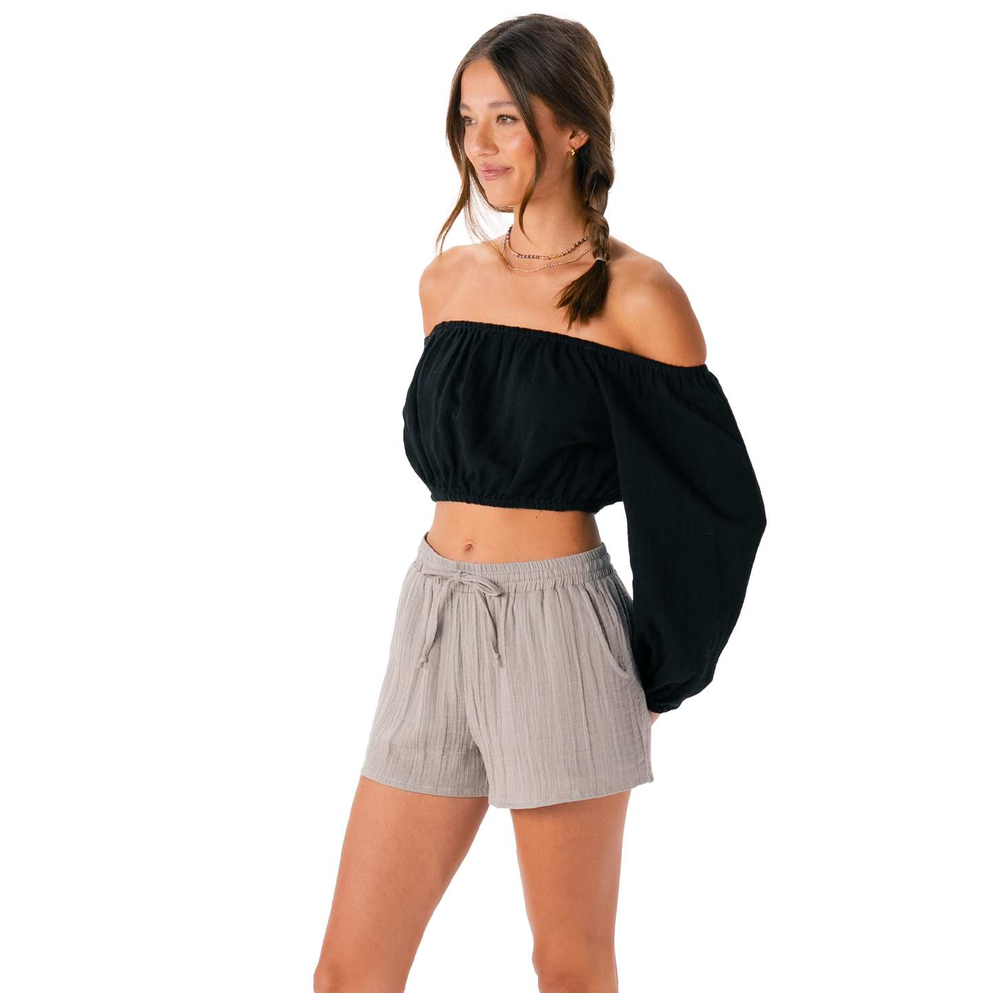Out of the Office Shorts- Driftwood 83125C