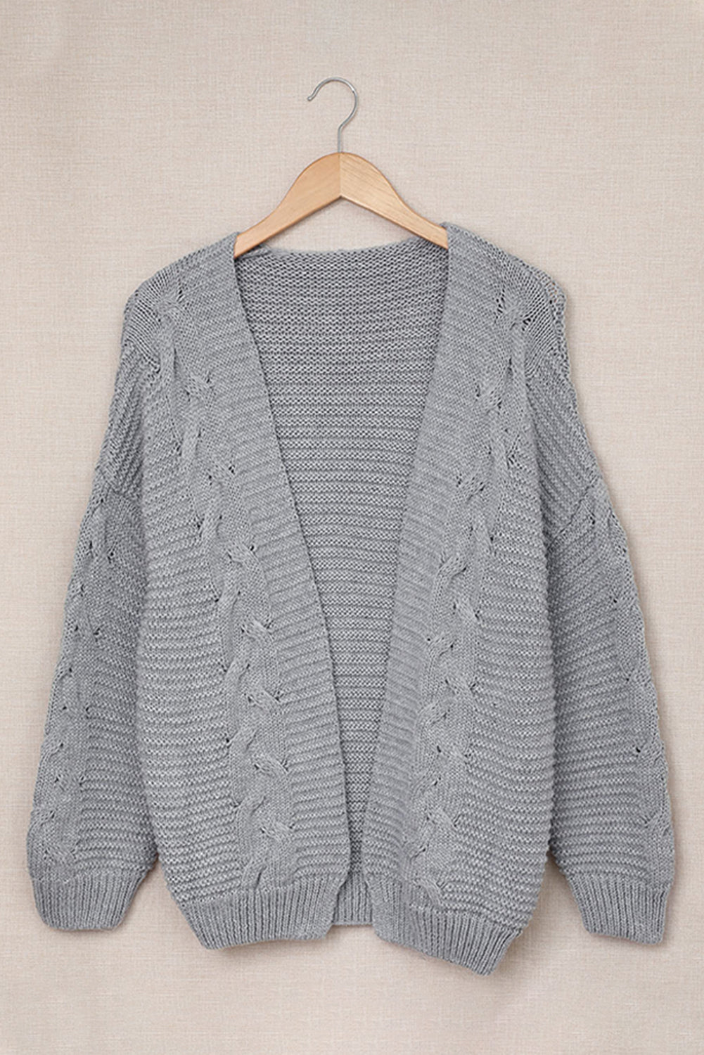 Cable-Knit Cardi