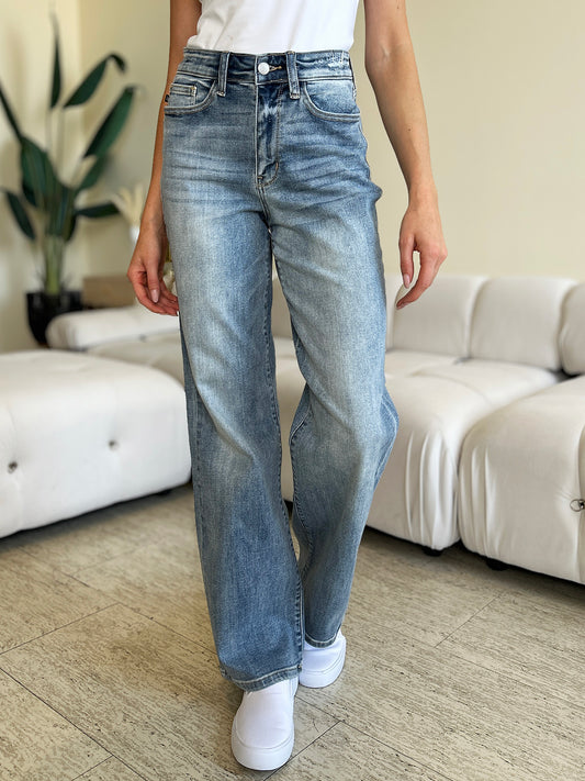 The Laci- High Waist Judy Blue Straight Jeans