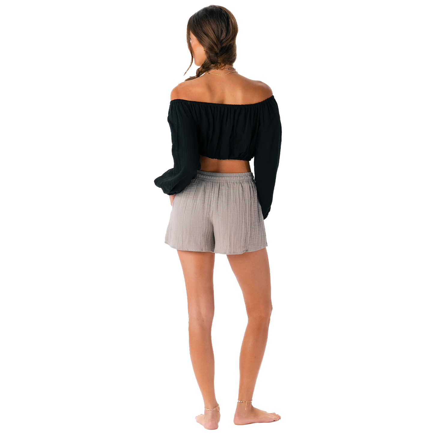 Out of the Office Shorts- Driftwood 83125C