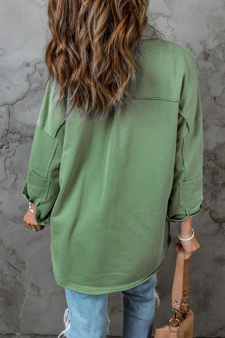 Spring Shacket- 4 Colors (Green, Pink, Orange, Blue)
