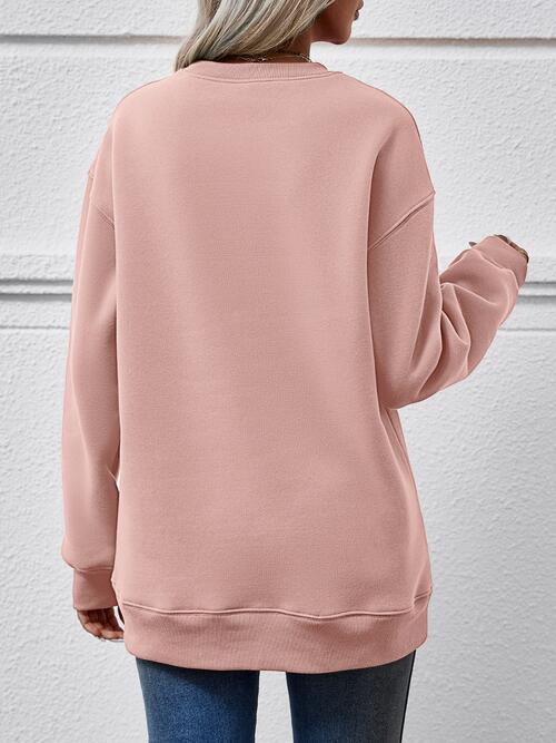 Merry Christmas Sweatshirt- 9 Colors (Blush, Charcoal, Deep Red, Mauve, Dusty Blue, Sage, Green, French Blue, Pumpkin)