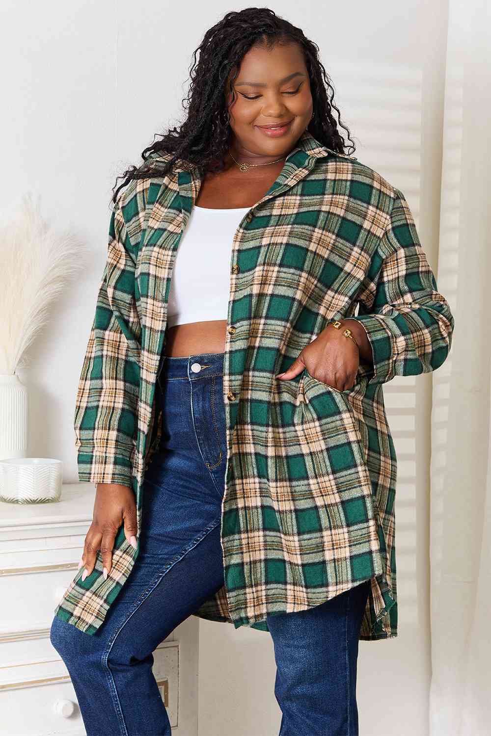 Christmas Season Plaid Jacket