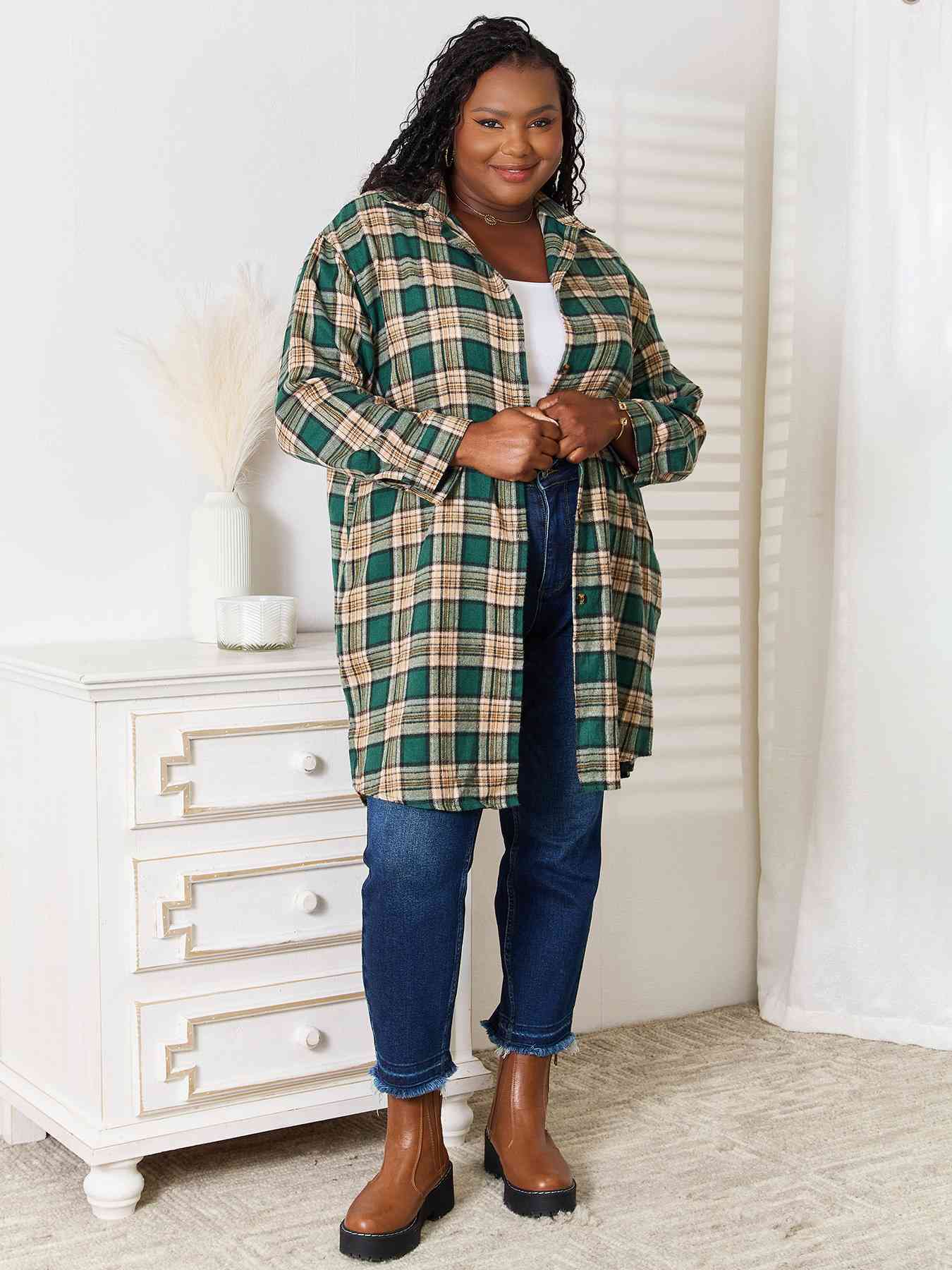 Christmas Season Plaid Jacket