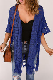 Somewhere on the Beach Cardigan- 5 Colors (White, Misty Blue, Navy, Lavender, Green)