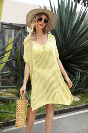 Open Knit Cover-Up Dress- 6 Colors