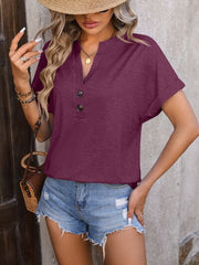 Beautifully Buttoned Top- 5 Colors
