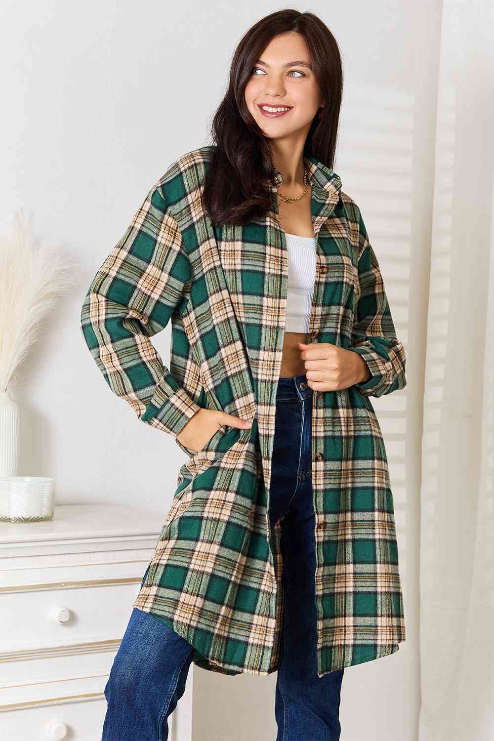 Christmas Season Plaid Jacket