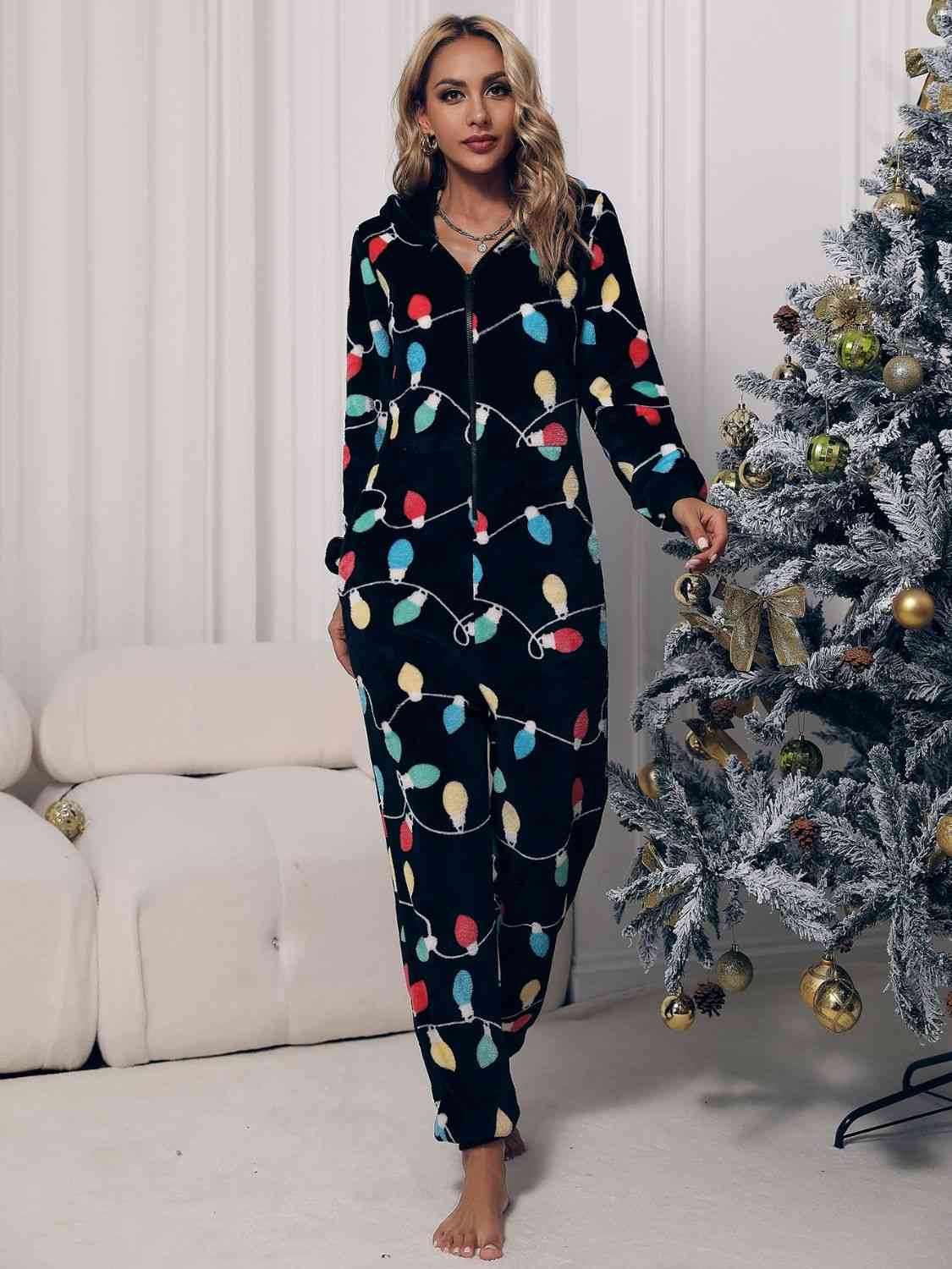 Christmas Lights Onesie