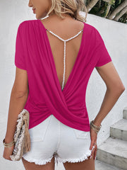+Beaded Glam Top- 2 Colors