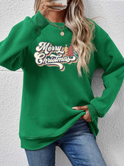 Merry Christmas Long Sleeve Top- 9 Colors