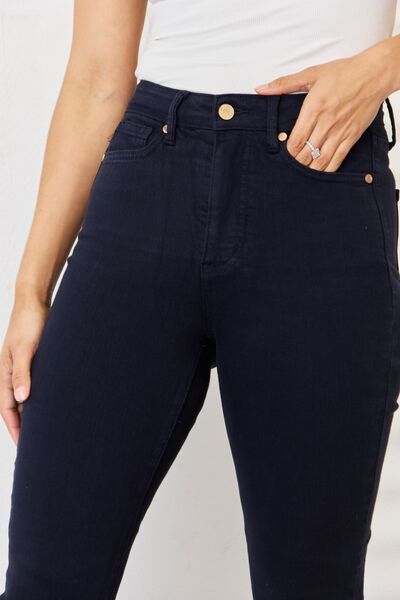 The Knott- Navy Tummy Control Judy Blue Skinny Jeans
