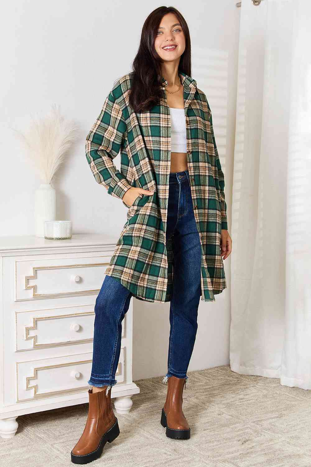 Christmas Season Plaid Jacket