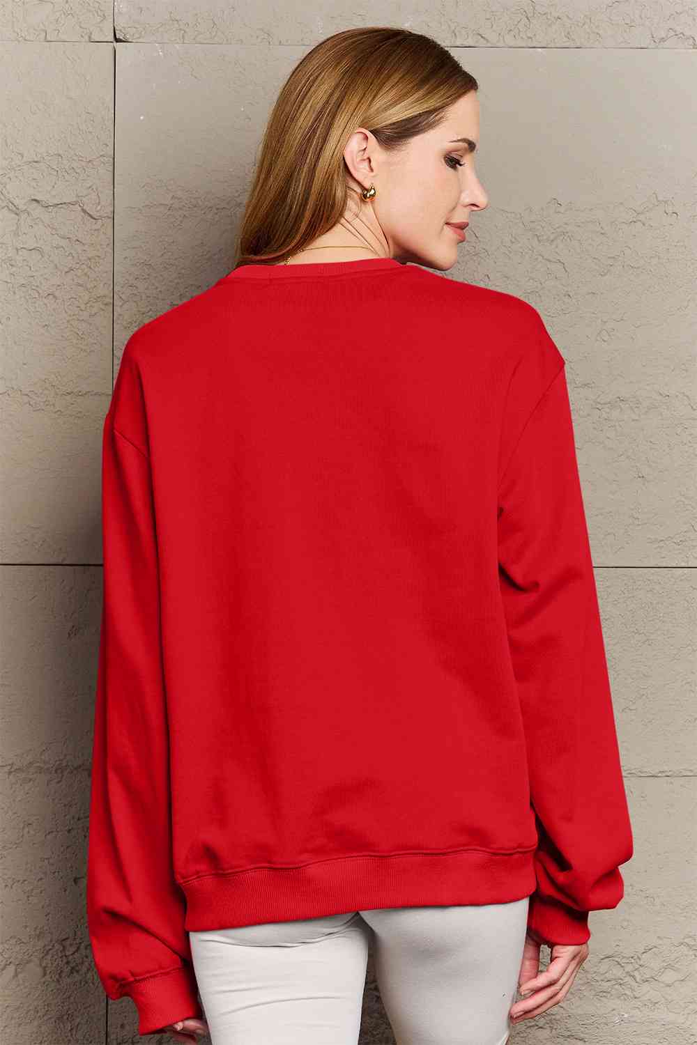 Hey Santa Sweatshirt- 3 Colors (Red, Black, Taupe)