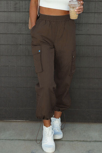 Feeling Electric Pants- 5 Colors (Charcoal, Sand, Coffee, Army Green, Hot Pink)