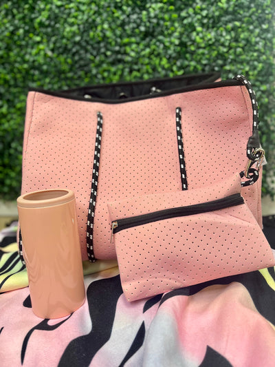 Chanel Pink Gift Set (Neoprene, Towel, Can Cooler)