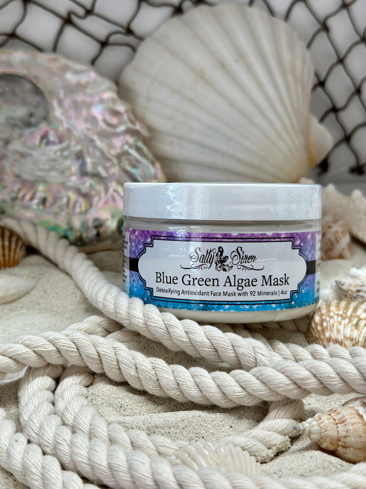 Blue Green Algae Mask Detoxifying Antioxidant Face Mask with 92 Minerals