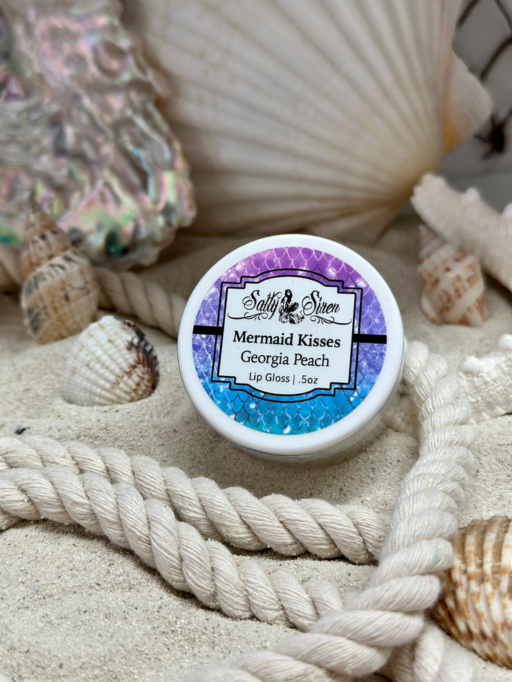 Mermaid Kisses Lip Gloss- Georgia Peach