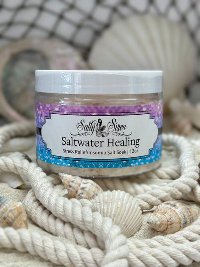 Saltwater Healing Stress Relief/ Insomnia Salt Soak