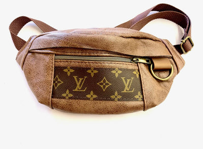 Brown Genuine Leather Bum Bag
