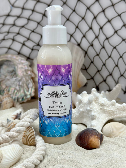 Hot to Cold Pain Relief Muscle Gel- Tease